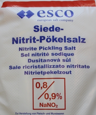 Nitritpökelsalz 0,8 - 0,9 % 5 kg / Beutel